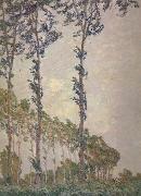 Claude Monet Wind Effect,Sequence of Poplars oil painting picture wholesale